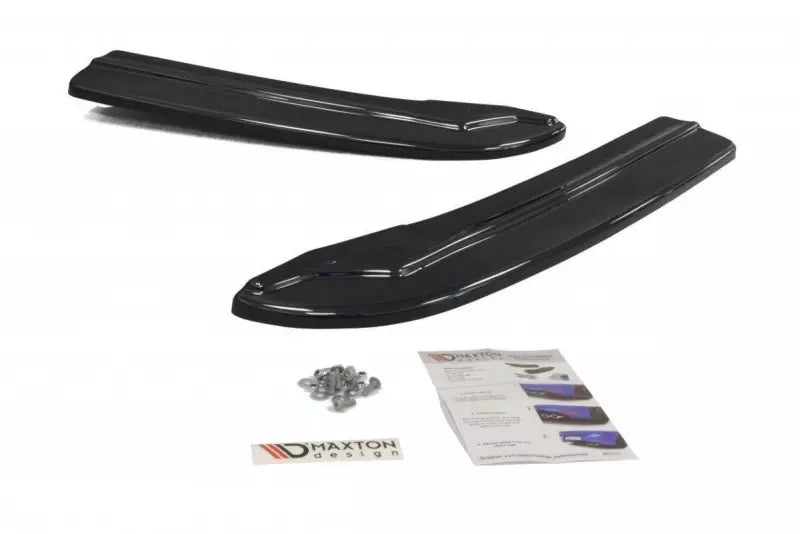 Maxton Design Diffusor Flaps für Mercedes C-Klasse W204 C63 AMG/ AMG-Line 2007-2010 Hochglanz schwarz – Ansicht 4