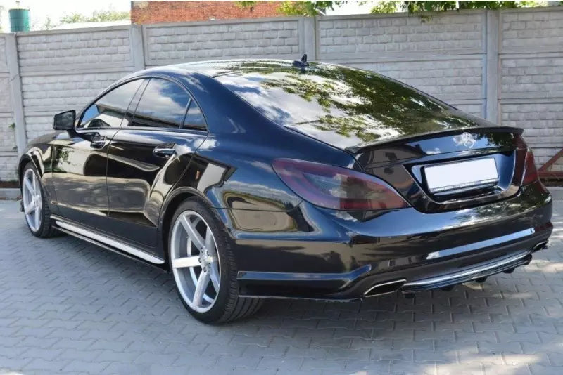 Maxton Design Diffusor Flaps für Mercedes CLS C218 AMG-Line Hochglanz schwarz – Ansicht 2