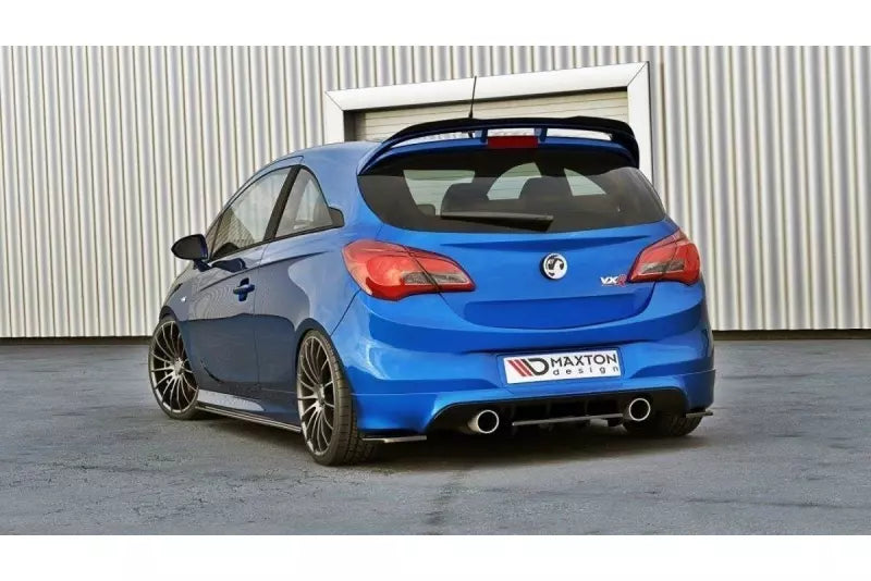 Maxton Design Diffusor Flaps für Opel Corsa E OPC / VXR Hochglanz schwarz – Ansicht 1