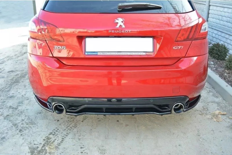 Maxton Design Diffusor Flaps für Peugeot 308 II GTI Hochglanz schwarz – Ansicht 3
