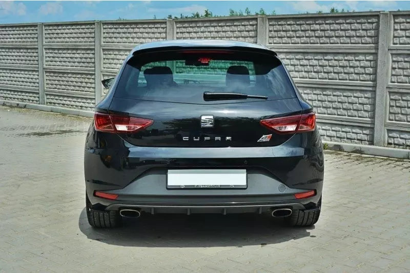 Maxton Design Diffusor Flaps für Seat Leon 3 (Typ 5F) Cupra / FR Hochglanz schwarz – Ansicht 3