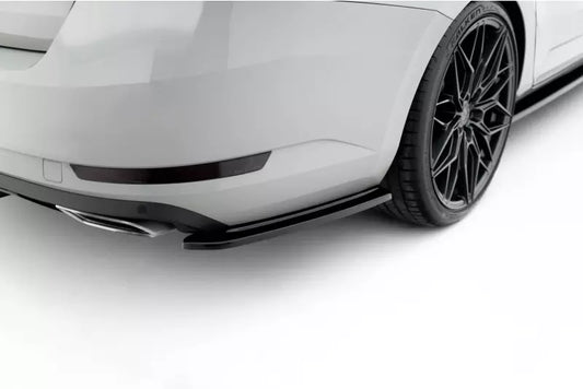 Maxton Design Diffusor Flaps für Skoda Superb 3 III 3V Hochglanz schwarz – Ansicht 1