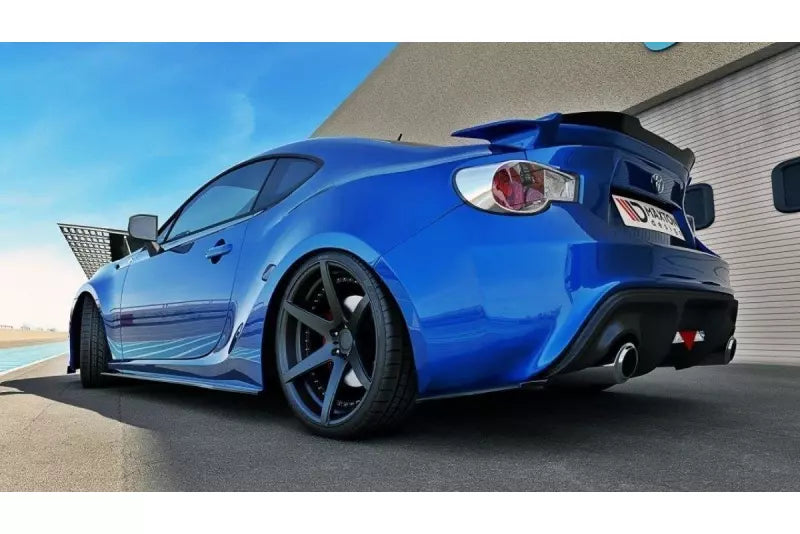 Maxton Design Diffusor Flaps für Toyota GT86 Hochglanz schwarz – Ansicht 1