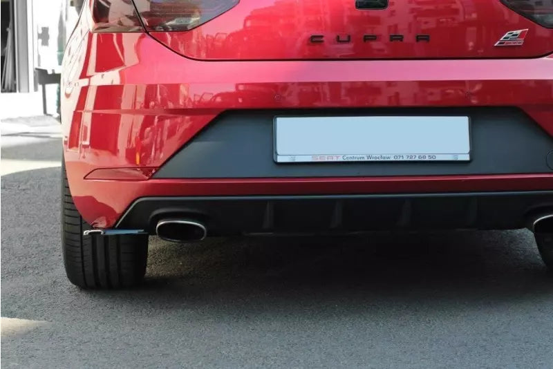 Maxton Design Diffusor Flaps V.1 für Seat Leon 3 (Typ 5F) Cupra Facelift Hochglanz schwarz – Ansicht 2