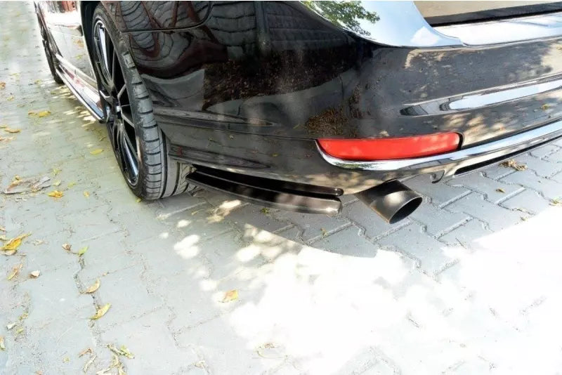 Maxton Design Diffusor Flaps für Volvo V50F R-Design Hochglanz schwarz – Ansicht 1
