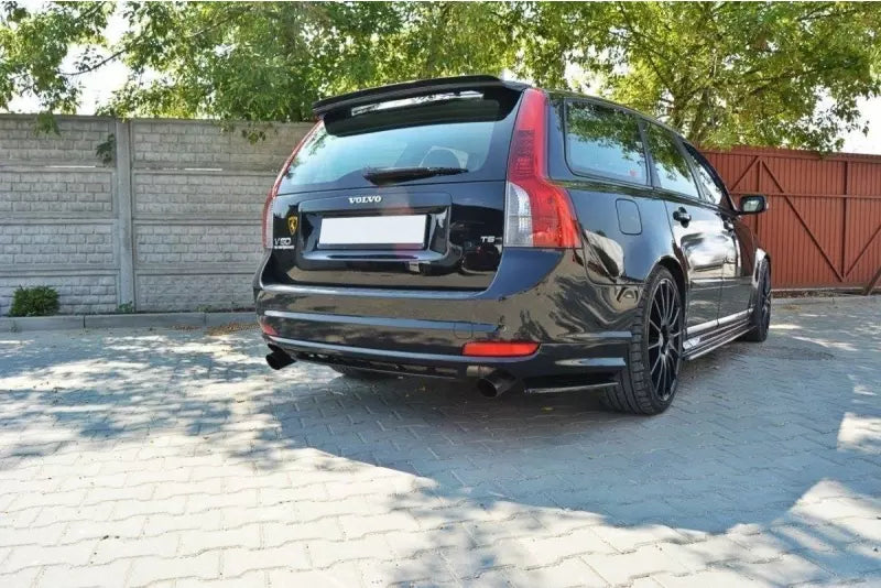 Maxton Design Diffusor Flaps für Volvo V50F R-Design Hochglanz schwarz – Ansicht 2