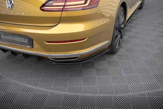 Maxton Design Diffusor Flaps für VW Arteon Hochglanz schwarz – Ansicht 1