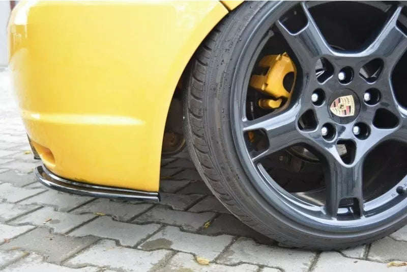 Maxton Design Diffusor Flaps für VW Golf 4 R32 Hochglanz schwarz – Ansicht 2