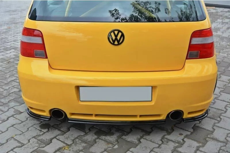 Maxton Design Diffusor Flaps für VW Golf 4 R32 Hochglanz schwarz – Ansicht 3