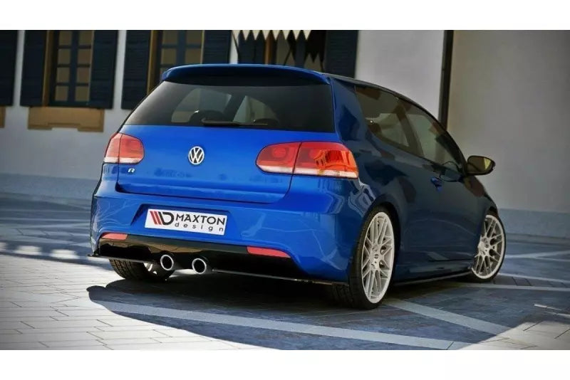 Maxton Design Diffusor Flaps für VW Golf 6 R Hochglanz schwarz – Ansicht 2