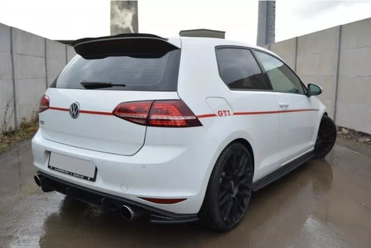 Maxton Design Diffusor Flaps V.1 für VW Golf 7 GTI / GTD Hochglanz schwarz – Ansicht 1
