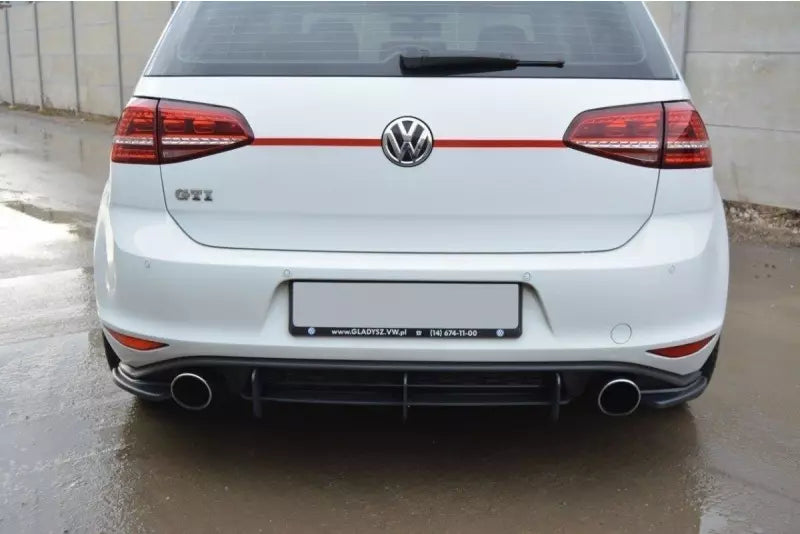Maxton Design Diffusor Flaps V.1 für VW Golf 7 GTI / GTD Hochglanz schwarz – Ansicht 2