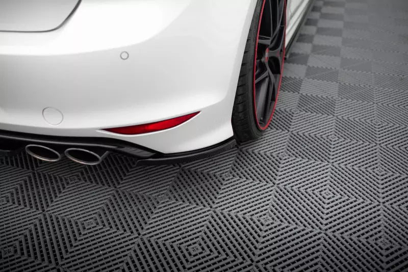 Maxton Design Diffusor Flaps V.1 für VW Golf 7 R / R-Line Hochglanz schwarz – Ansicht 1