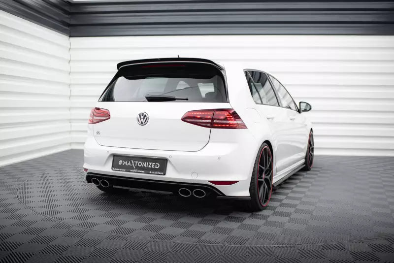Maxton Design Diffusor Flaps V.1 für VW Golf 7 R / R-Line Hochglanz schwarz – Ansicht 2