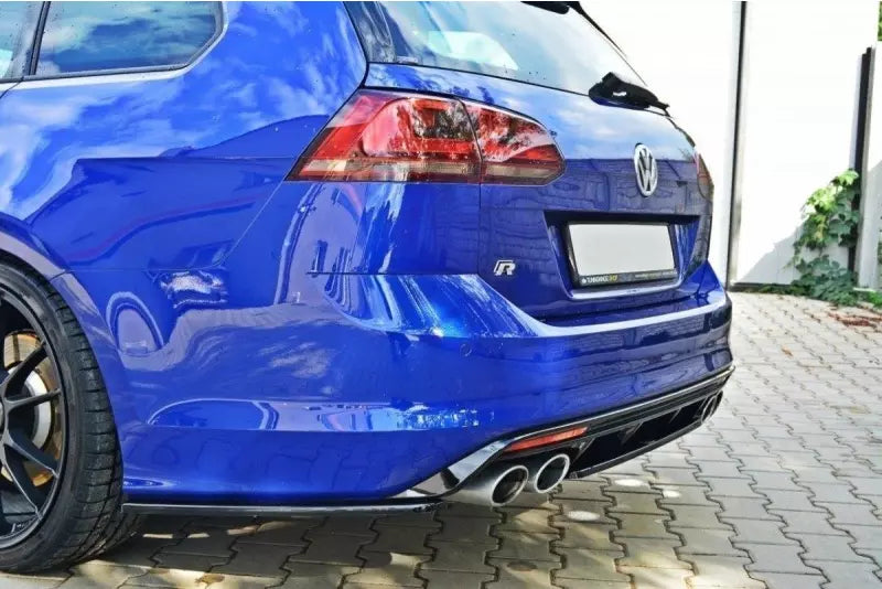 Maxton Design Diffusor Flaps für VW Golf 7 R / R-Line Variant Hochglanz schwarz – Ansicht 1