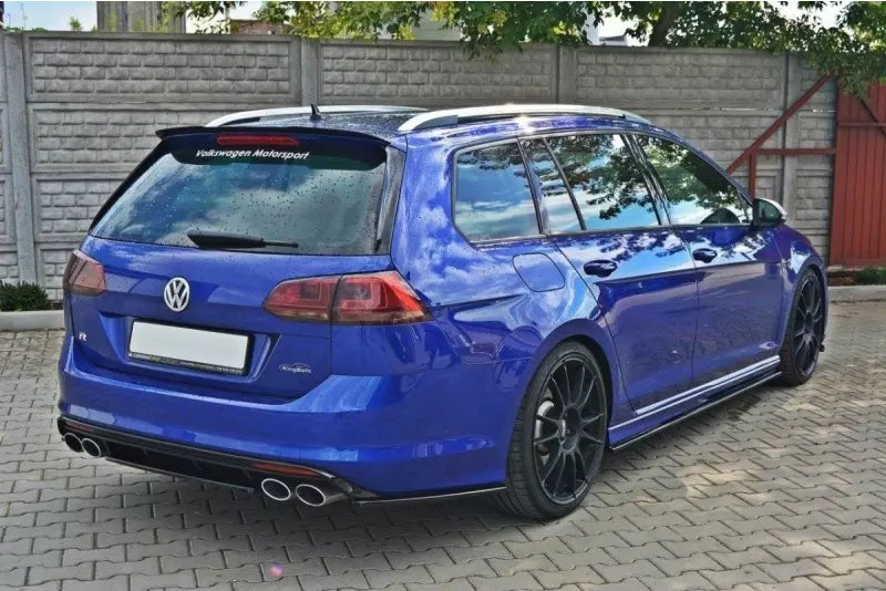 Maxton Design Diffusor Flaps für VW Golf 7 R / R-Line Variant Hochglanz schwarz – Ansicht 2