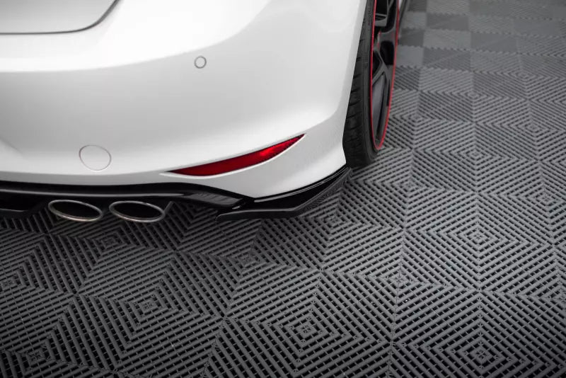 Maxton Design Diffusor Flaps V.2 für VW Golf 7 R / R-Line Hochglanz schwarz – Ansicht 1