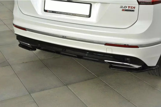 Maxton Design Diffusor Flaps für VW Tiguan 2 R-Line Hochglanz schwarz – Ansicht 1