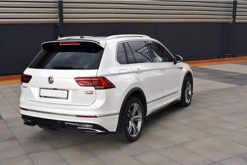 Maxton Design Diffusor Flaps für VW Tiguan 2 R-Line Hochglanz schwarz – Ansicht 2