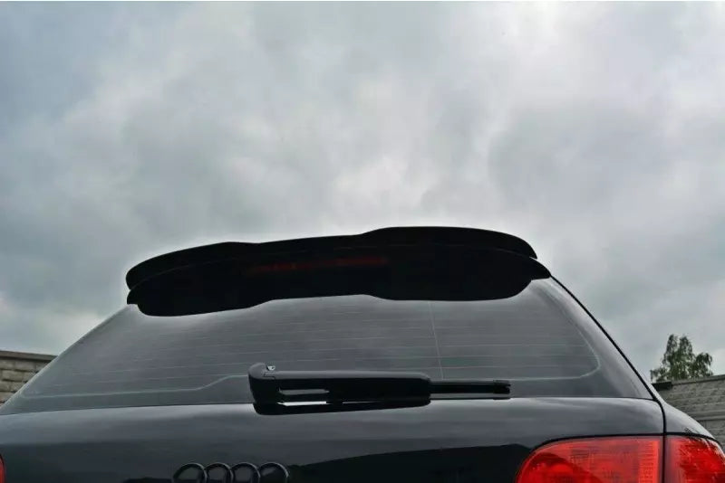 Maxton Design Heckspoiler Lippe für Audi S4 / A4 S-Line B7 Avant Hochglanz schwarz – Ansicht 3