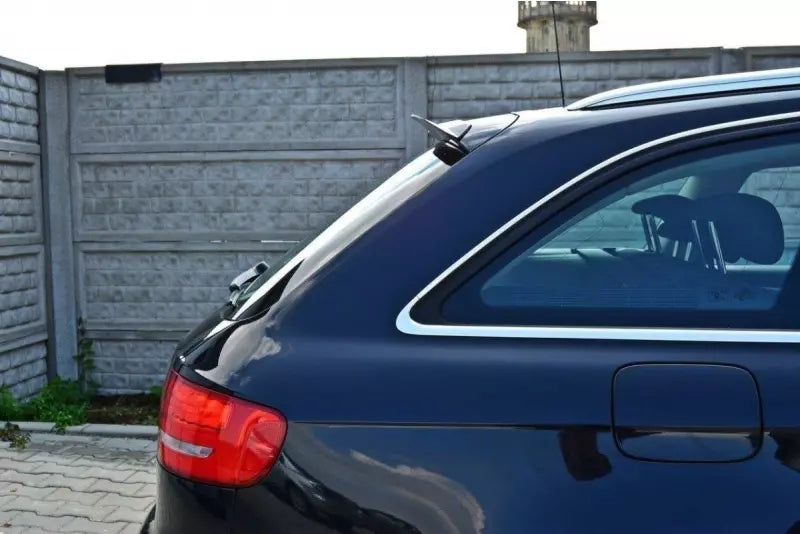 Maxton Design Heckspoiler Lippe für Audi A4 / S4 / A4 S-Line B8 Avant 2008-2015 Hochglanz schwarz – Ansicht 2