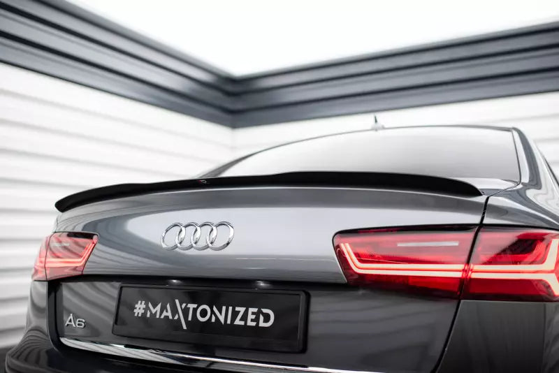Maxton Design Heckspoiler Lippe für Audi A6 C7 Limousine / A6 S-Line Hochglanz schwarz – Ansicht 3
