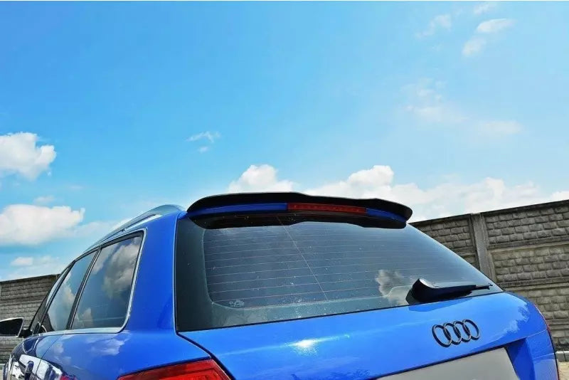 Maxton Design Heckspoiler Lippe für Audi S4 B6 Avant Hochglanz schwarz – Ansicht 2