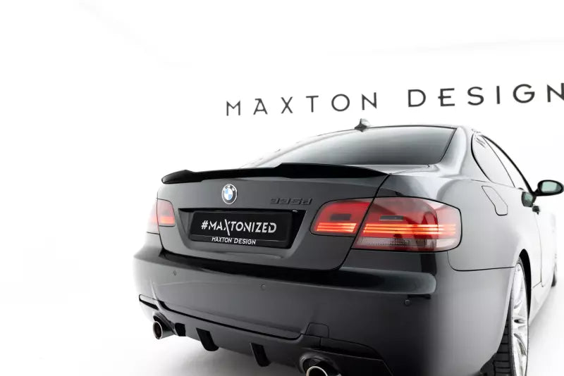 Maxton Design Heckspoiler Lippe für BMW 3er E92 M-Paket und Standard Hochglanz schwarz – Ansicht 1