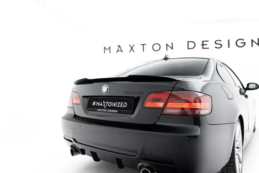 Maxton Design Heckspoiler Lippe für BMW 3er E92 M-Paket und Standard Hochglanz schwarz – Ansicht 1