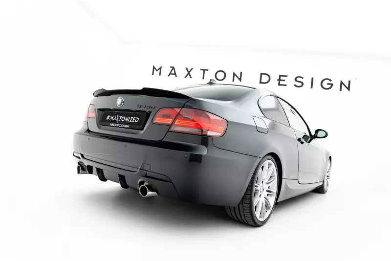 Maxton Design Heckspoiler Lippe für BMW 3er E92 M-Paket und Standard Hochglanz schwarz – Ansicht 2