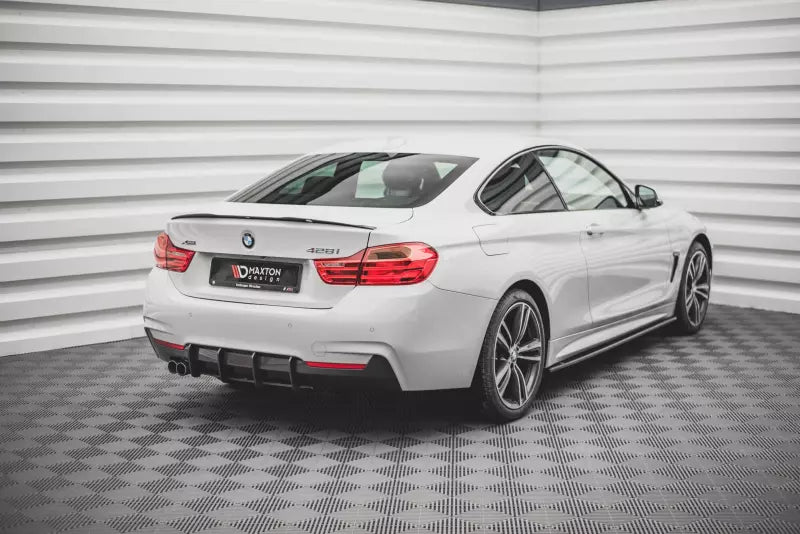 Maxton Design Heckspoiler Lippe für BMW 4er F32 Coupe (2013-2020) Hochglanz schwarz – Ansicht 2