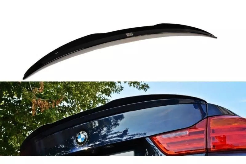 Maxton Design Heckspoiler Lippe für BMW 4er F32 mit M-Paket Hochglanz schwarz – Ansicht 1