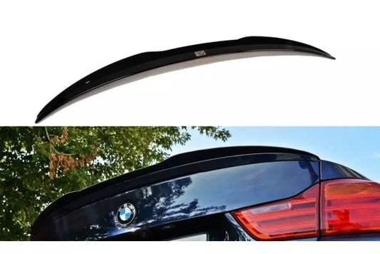 Maxton Design Heckspoiler Lippe für BMW 4er F32 mit M-Paket Hochglanz schwarz – Ansicht 1