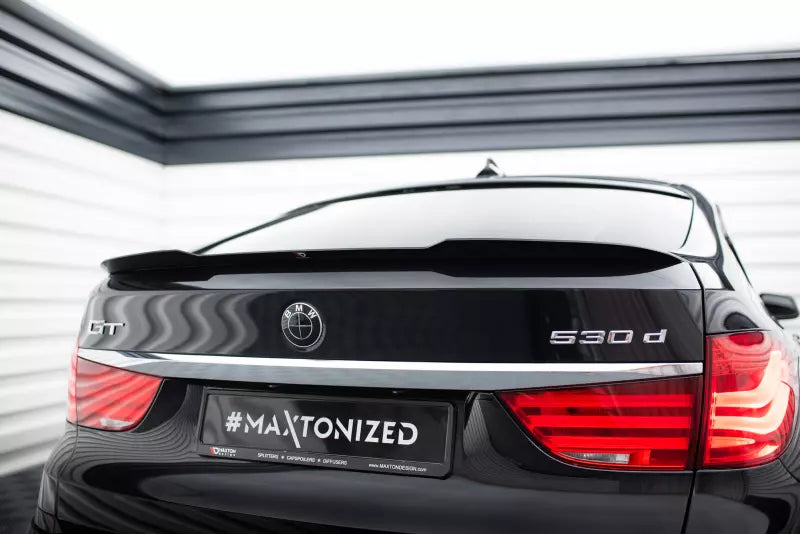 Maxton Design Heckspoiler Lippe für BMW 5er GT F07 Hochglanz schwarz – Ansicht 1