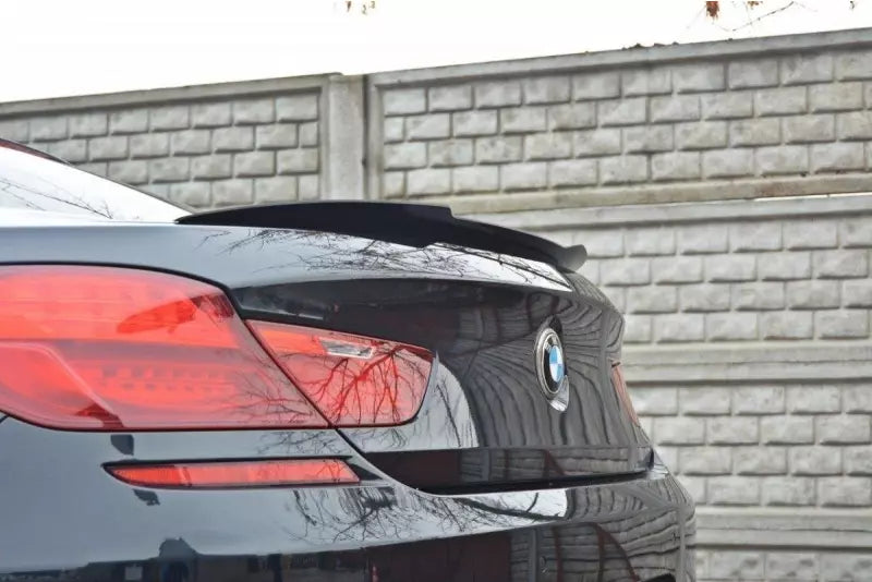 Maxton Design Heckspoiler Lippe für BMW 6er F06 Gran Coupe M Paket Hochglanz schwarz – Ansicht 1