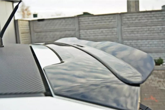 Maxton Design Heckspoiler Lippe für Fiat Grande Punto Abarth Hochglanz schwarz – Ansicht 1