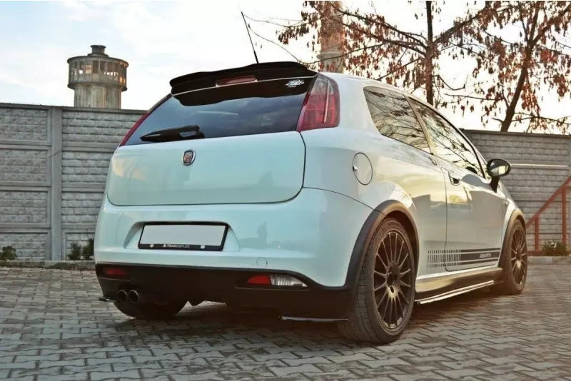 Maxton Design Heckspoiler Lippe für Fiat Grande Punto Abarth Hochglanz schwarz – Ansicht 3