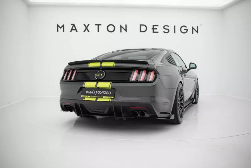 Maxton Design Heckspoiler Lippe für Ford Mustang GT Mk6 Hochglanz schwarz – Ansicht 2