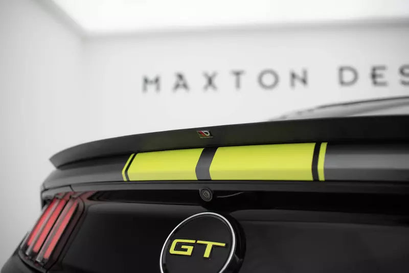 Maxton Design Heckspoiler Lippe für Ford Mustang GT Mk6 Hochglanz schwarz – Ansicht 3