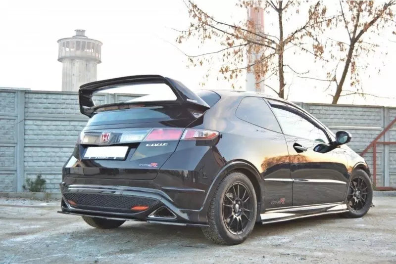 Maxton Design Heckspoiler Lippe für Honda Civic VIII Mk8 Type R (Mugen) Hochglanz schwarz – Ansicht 2