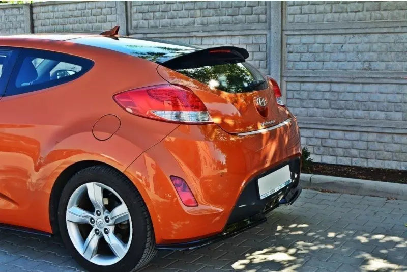 Maxton Design Heckspoiler Lippe für Hyundai Veloster Hochglanz schwarz – Ansicht 2