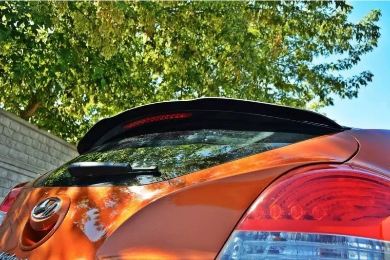 Maxton Design Heckspoiler Lippe für Hyundai Veloster Hochglanz schwarz – Ansicht 3
