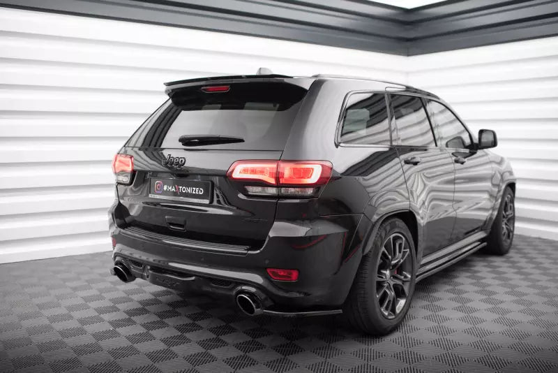 Maxton Design Heckspoiler Lippe für Jeep Grand Cherokee WK2 Summit Facelift Schwarz Hochglanz – Ansicht 2