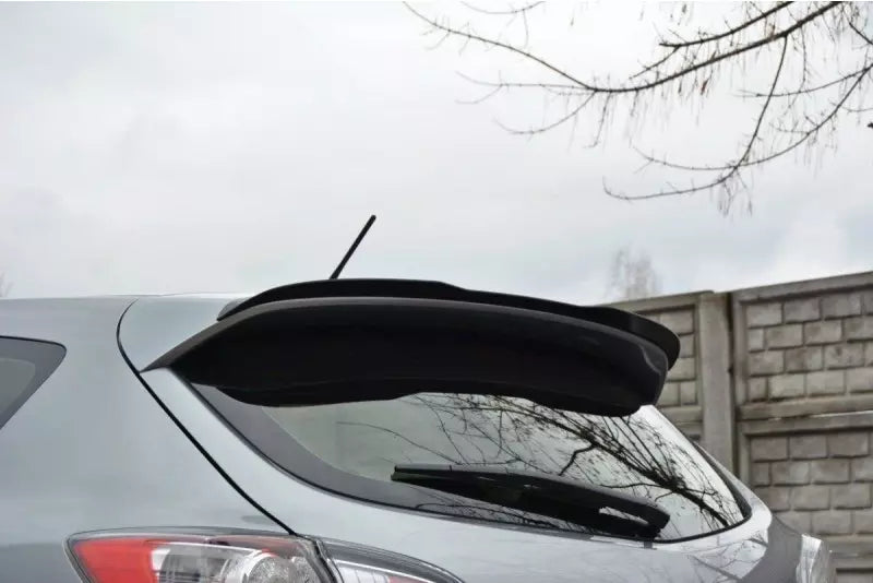 Maxton Design Heckspoiler Lippe für Mazda 3 Mk2 Sport vor Facelift Hochglanz schwarz – Ansicht 1