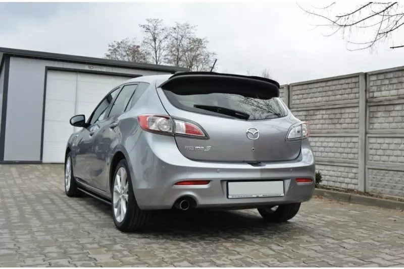 Maxton Design Heckspoiler Lippe für Mazda 3 Mk2 Sport vor Facelift Hochglanz schwarz – Ansicht 2