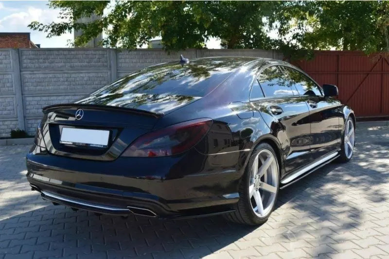 Maxton Design Heckspoiler Lippe für Mercedes CLS C218 AMG-Line Hochglanz schwarz – Ansicht 4
