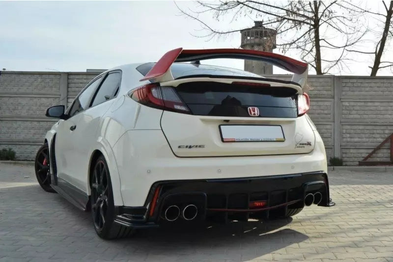 Maxton Design Heckspoiler Lippe V.2 für Honda Civic IX Mk9 Type R Hochglanz schwarz – Ansicht 3