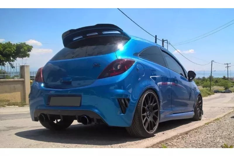 Maxton Design Heckspoiler Lippe für Opel Corsa D OPC / VXR Hochglanz schwarz – Ansicht 4