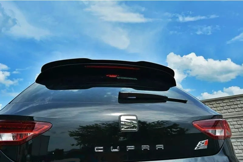 Maxton Design Heckspoiler Lippe für Seat Leon 3 (Typ 5F) Cupra Hochglanz schwarz – Ansicht 2