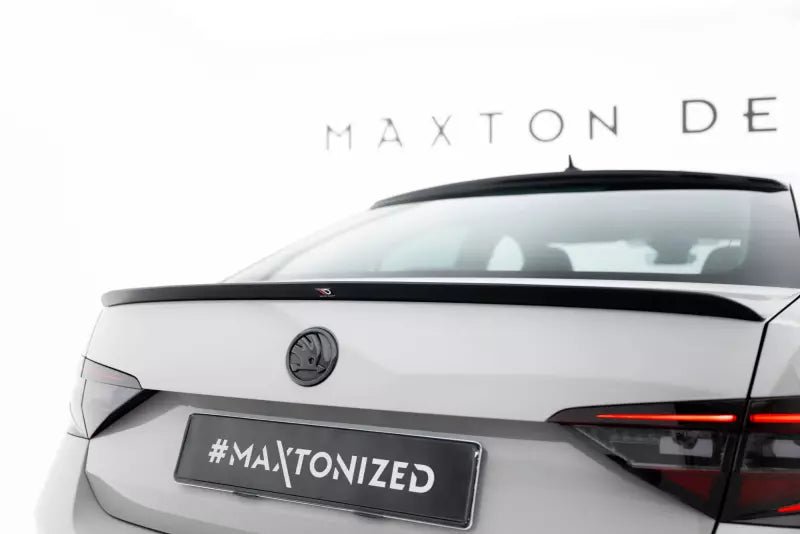 Maxton Design Heckspoiler Lippe für Skoda Superb 3 III 3V Hochglanz schwarz – Ansicht 2